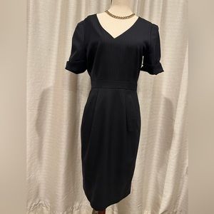 J-Crew, size 4, excellent condition, black, pinstripe detailing